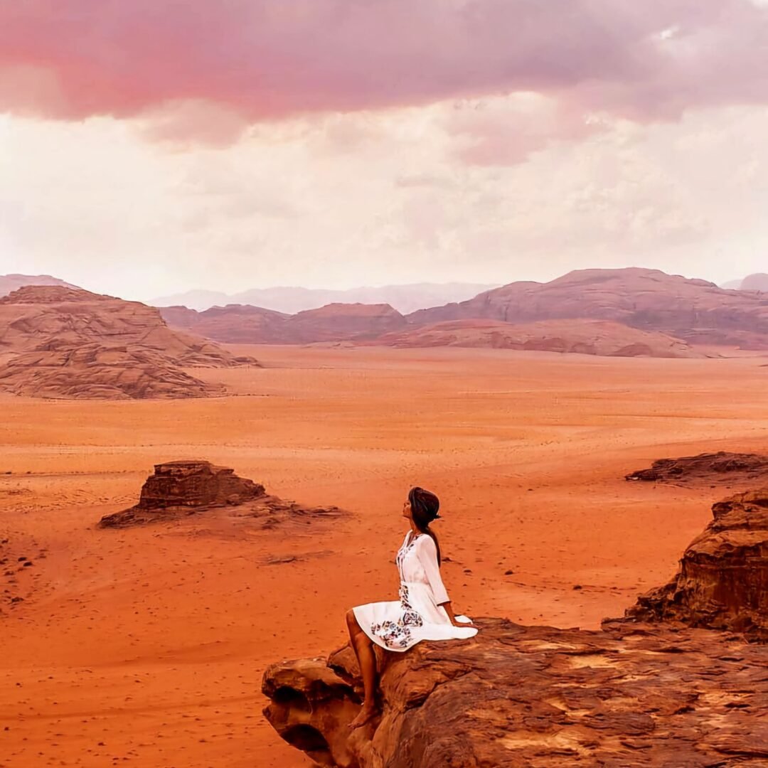 Wadi Rum from Dead Sea