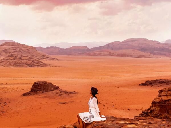 Wadi Rum from Dead Sea