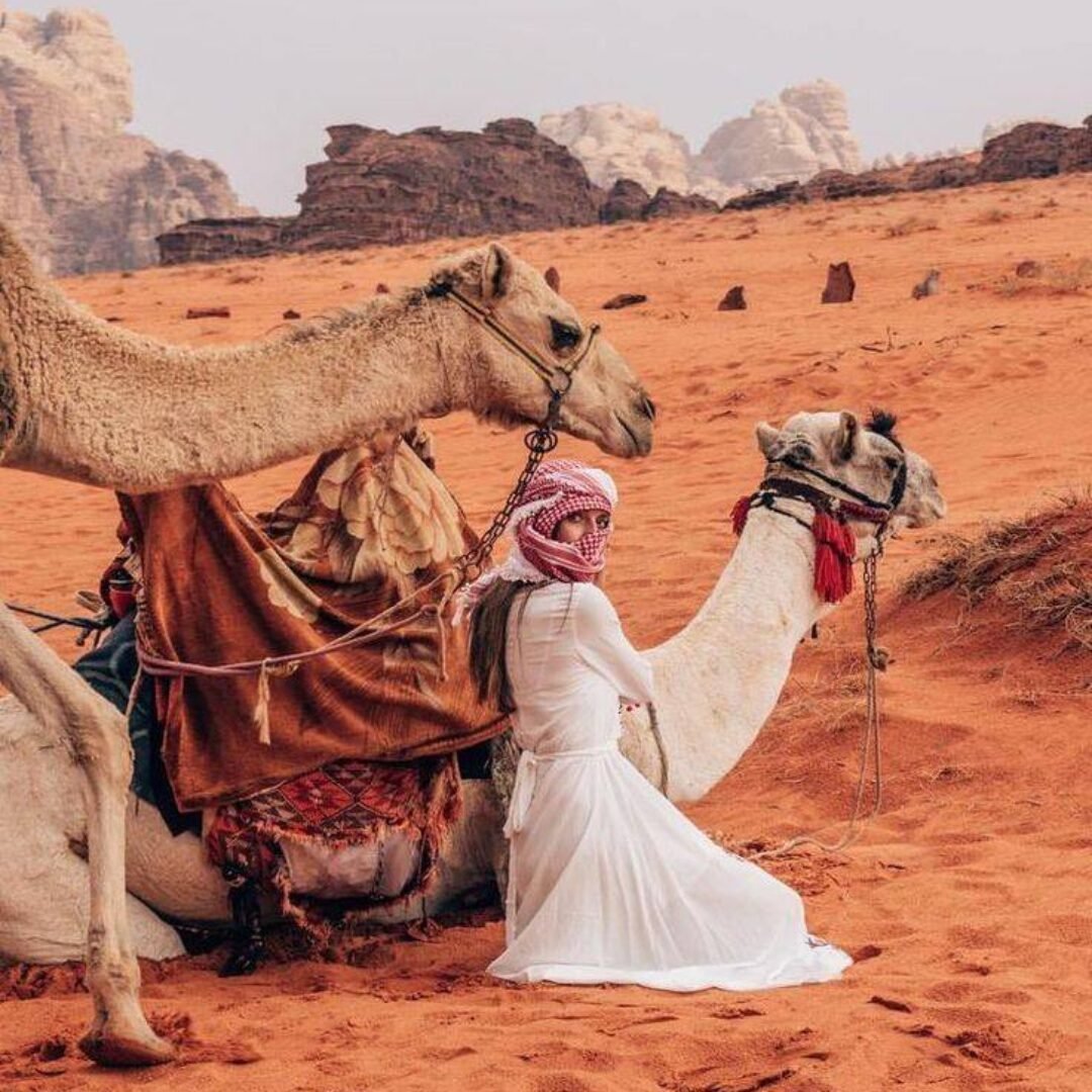 Wadi Rum from Dead Sea