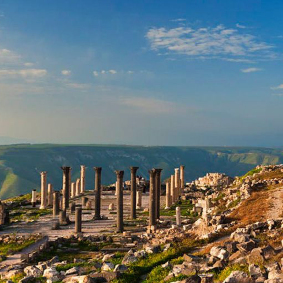 Jerash, Ajloun and Um Qais from Dead Sea