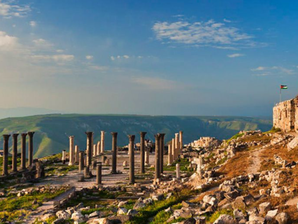 Jerash, Ajloun and Um Qais from Dead Sea