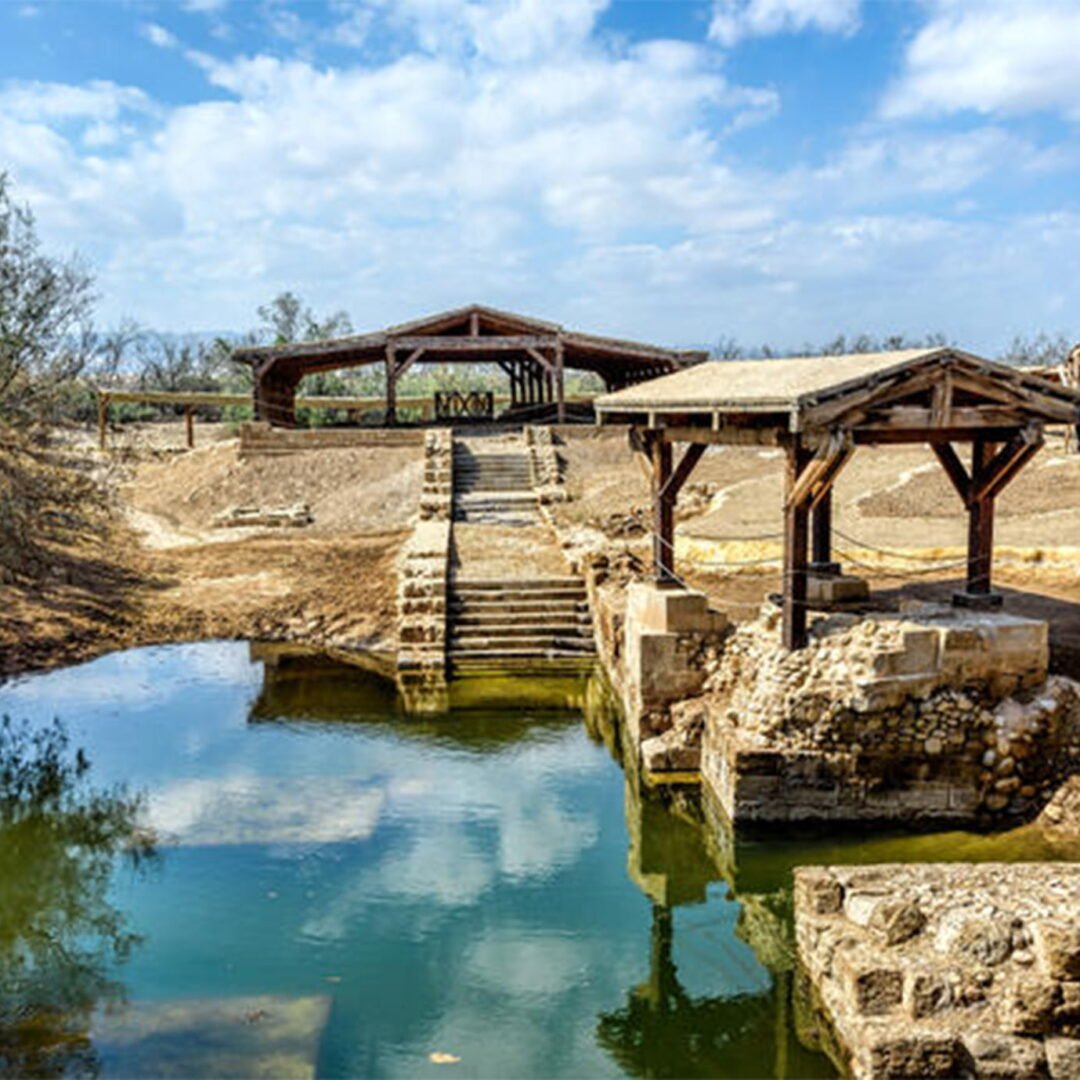 Amman to Baptism site (Bethany), Madaba, Nebo and Mukawer and the Dead Sea