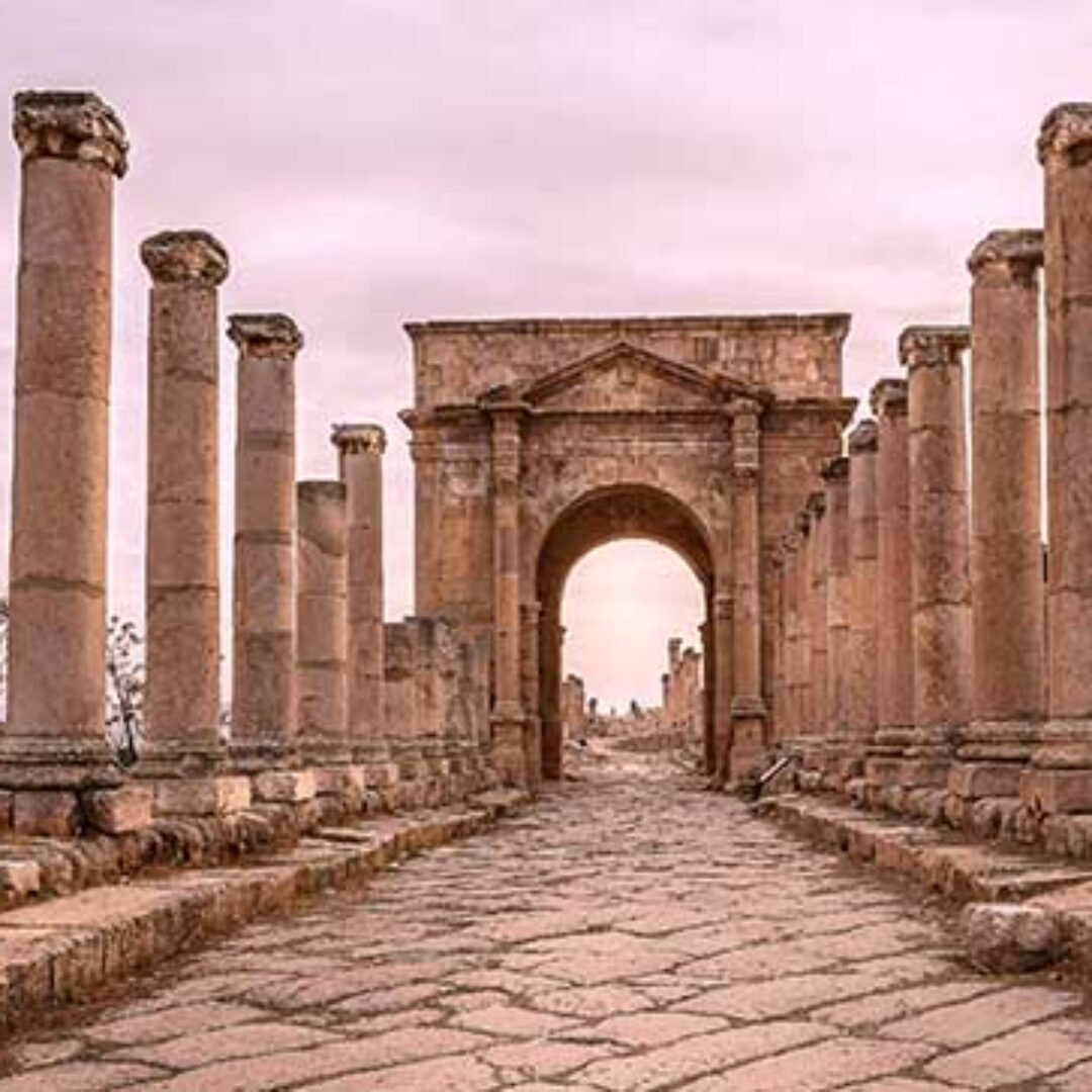 Jerash, Ajloun and Um Qais from Dead Sea