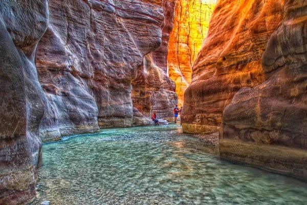 Wadi Mujib Siq Trail and Dead Sea from Amman