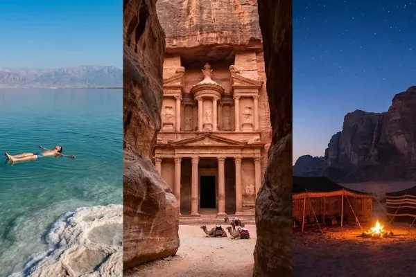 Petra, Wadi Rum & Dead Sea Tour from Amman – 3 Day 2 Night Package