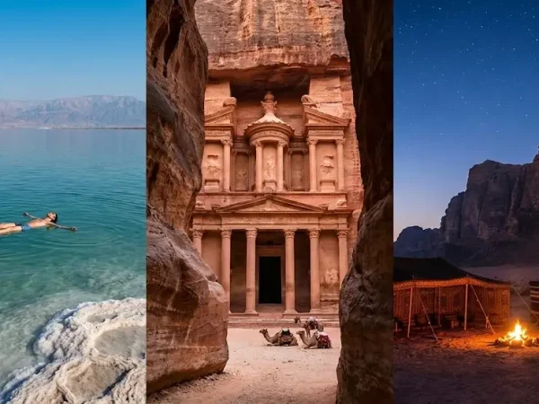 Petra, Wadi Rum & Dead Sea Tour from Amman – 3 Day 2 Night Package