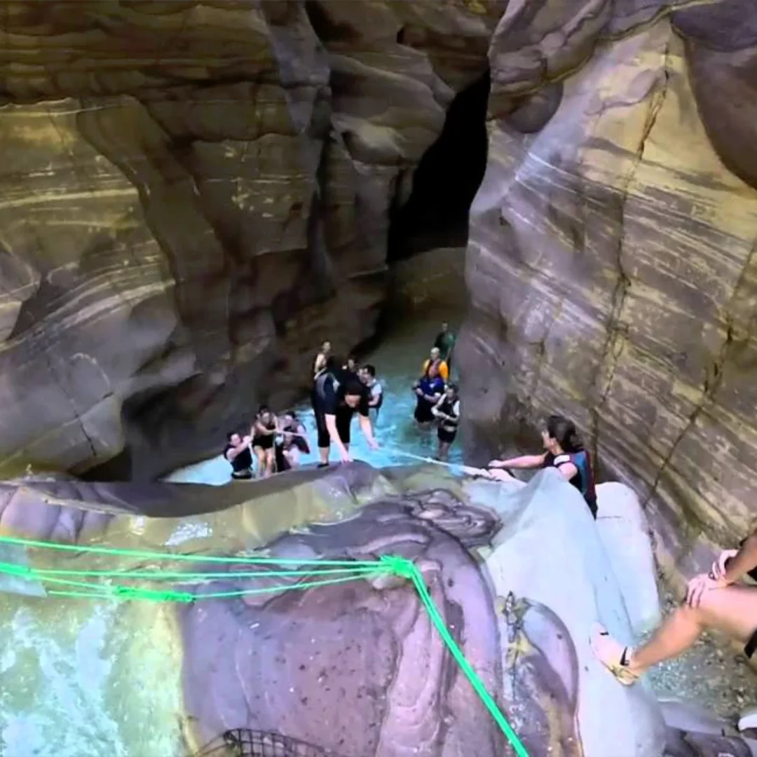 Wadi Al Mujib from Dead Sea