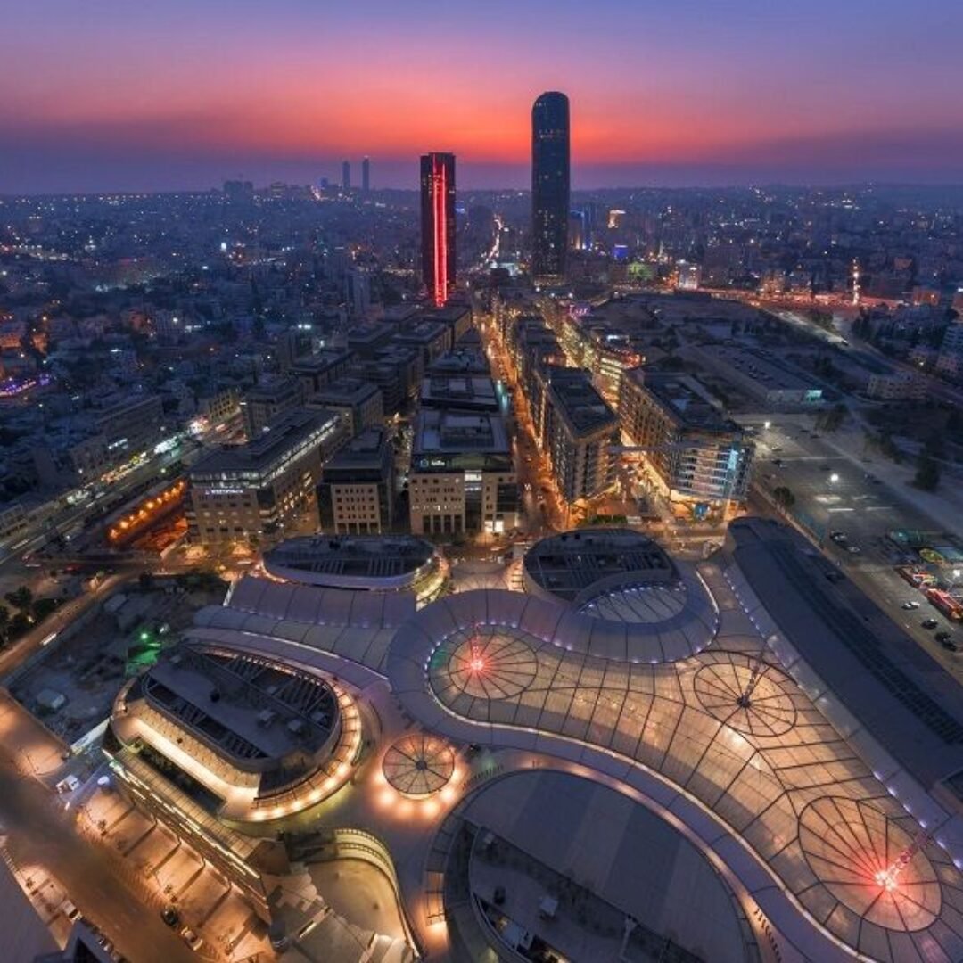 Dead Sea and Jerash from Amman