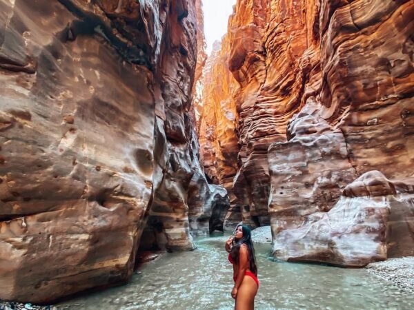 Wadi Al Mujib from Dead Sea