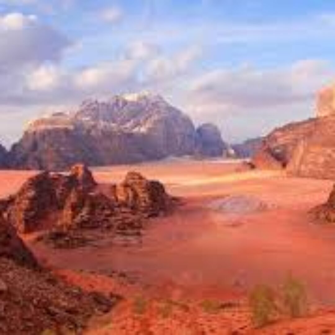 Wadi Rum from Dead Sea