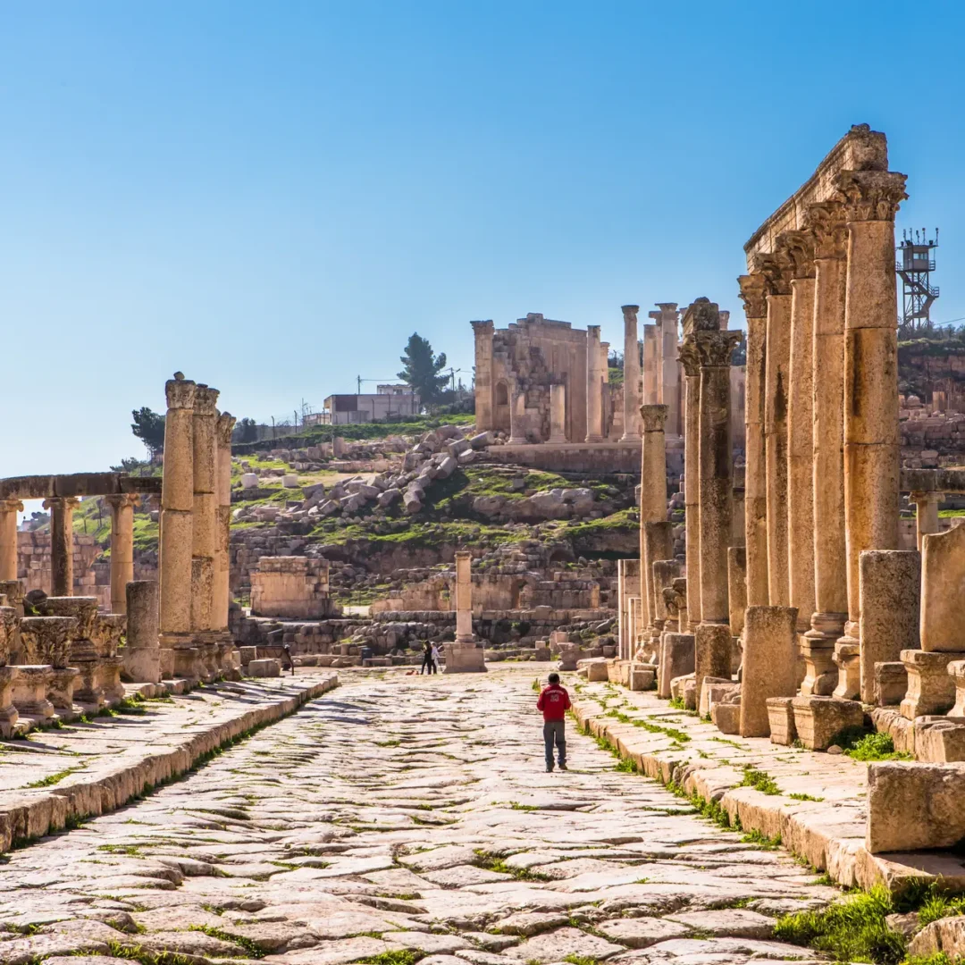 Jerash, Ajloun and Um Qais from Dead Sea