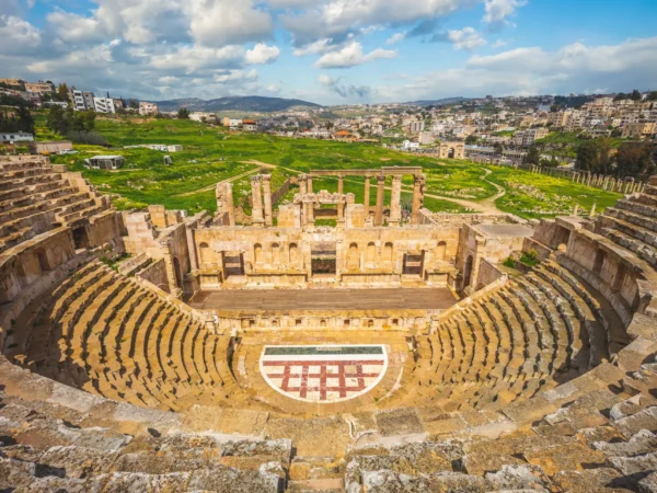 Jerash, Ajloun and Um Qais from Dead Sea