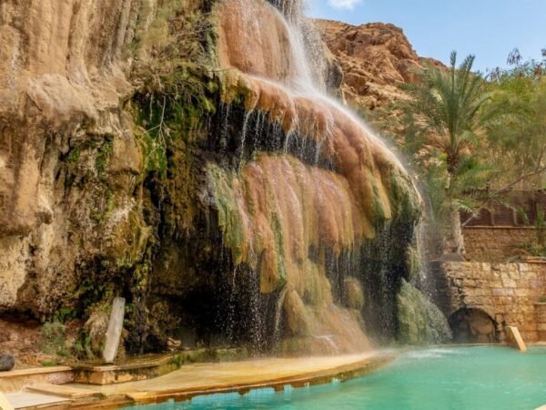 Madaba, Mt Nebo and Hammamat Ma’in from Dead Sea